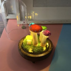 Colorful Mushroom Lights Glowing Home Decor