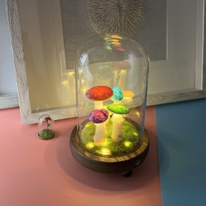 Colorful Mushroom Lights Glowing Home Decor