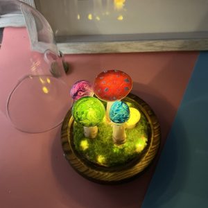 Colorful Mushroom Lights Glowing Home Decor