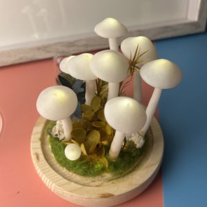 Natural White Mushroom Lights Unique Table Lamp Wedding Favors