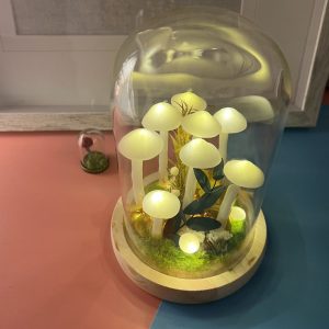 Natural White Mushroom Lights Unique Table Lamp Wedding Favors