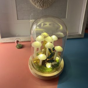 Natural White Mushroom Lights Unique Table Lamp Wedding Favors