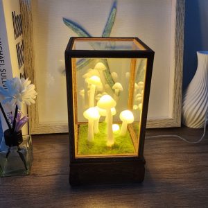 Mystical Mushroom Lamp Psychedelic Decor Retro Home Decor Delight