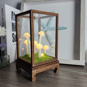 Mystical Mushroom Lamp Psychedelic Decor Retro Home Decor Delight