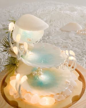 Sea Clam Pearl Night Light Dreamy Shell & Pearl