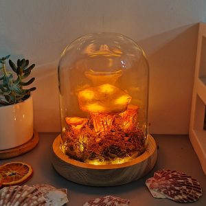 Unique Chanterelle Rustic Mushroom Lamp