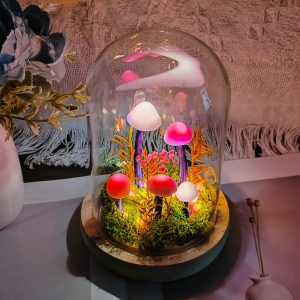 Dried Flower Mushroom Fairy Night Light