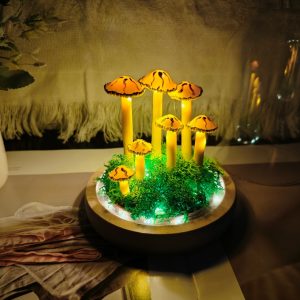 Nature-Inspired Earthy Mushroom Lamp