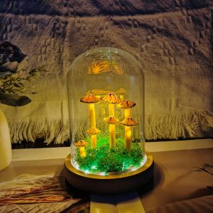 Nature-Inspired Earthy Mushroom Lamp