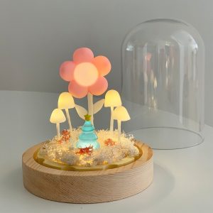 Cute Sunflower Night Lamp & Mushroom Night Light