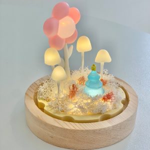 Cute Sunflower Night Lamp & Mushroom Night Light