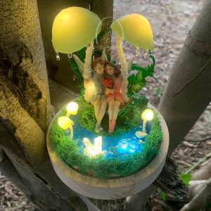 Romantic Fairy Mushroom Lamp Spirit Lovers Pool ( 3 pcs)