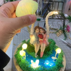 Romantic Fairy Mushroom Lamp Spirit Lovers Pool ( 3 pcs)